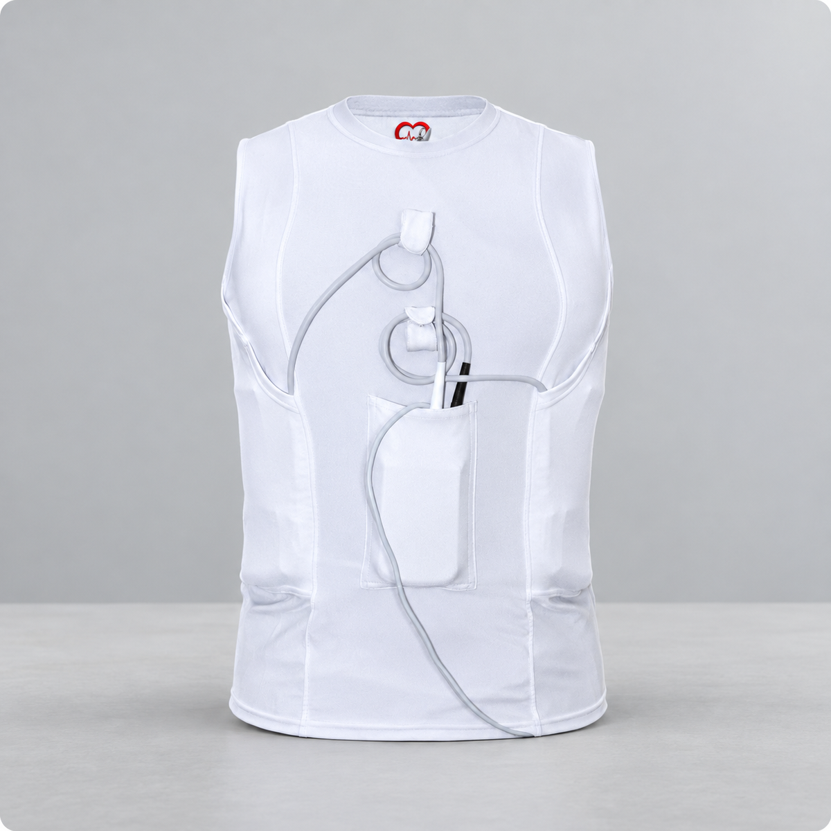 LVAD Functional White Tank Top For Women