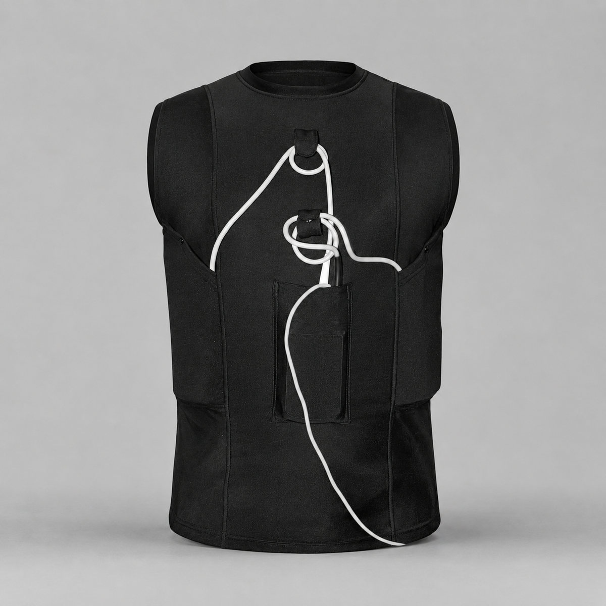 LVAD Functional Black Tank Top for Men