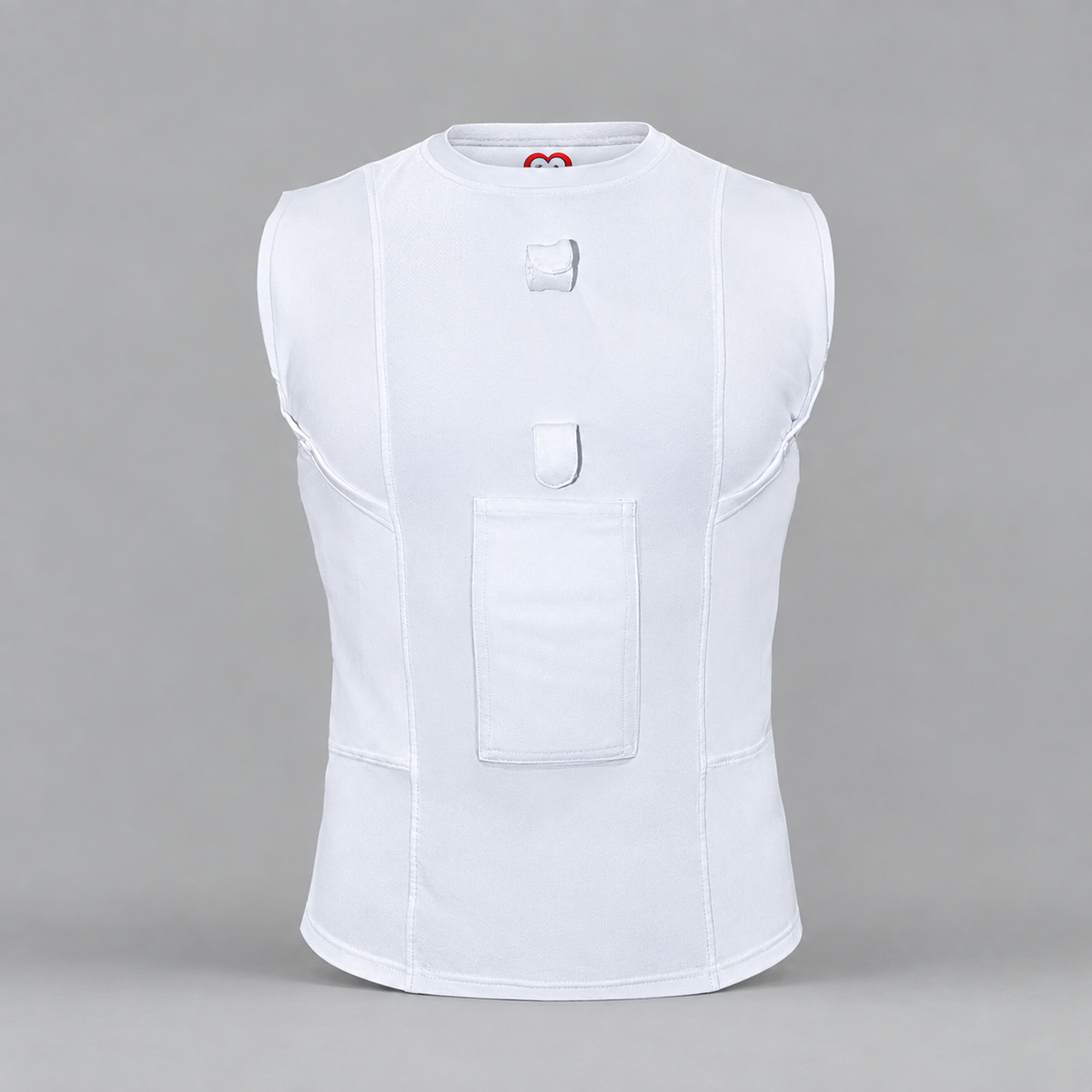 LVAD Functional white Tank Top for Men