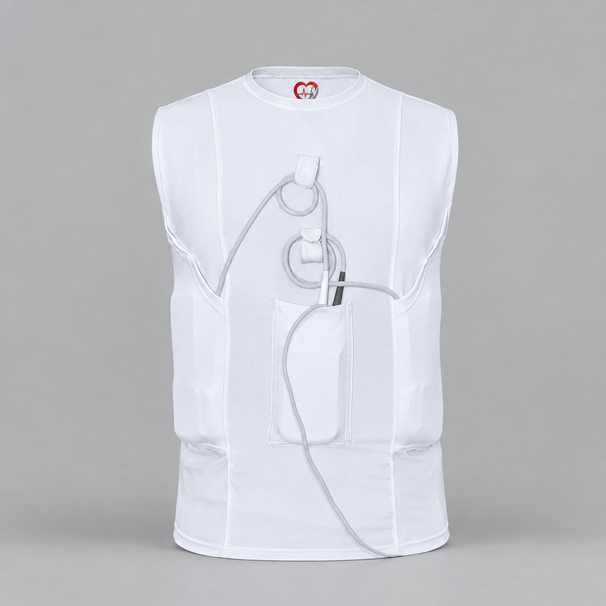 LVAD Functional white Tank Top for Men